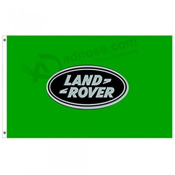 Land rover bandeira branca arte bandeiras bandeira 3X5 FT 90 * 150 cm bandeira polyster ao ar livre