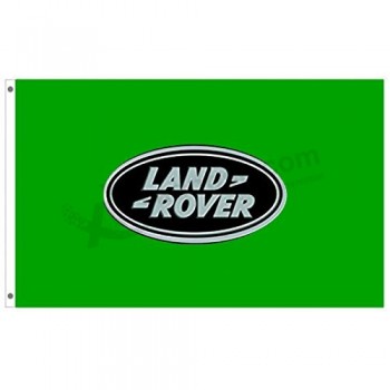 Home king range rover bandeira verde banner 3x5ft 100% poliéster, cabeça de lona com ilhó de metal