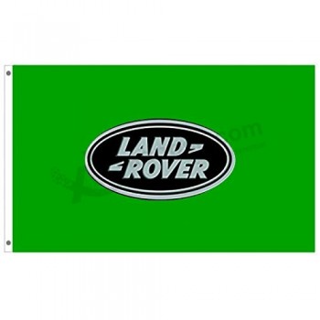 home king range rover bandera verde 3x5ft 100% poliéster, cabeza de lona con arandela de metal