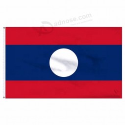 rofessional custom made Laos country banner flag