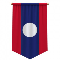 home decotive polyester laos pennant banner custom