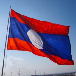 bandiere laos nazionali nazionali all'aperto stampate in digitale