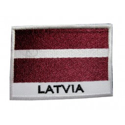 republik lettland lettische nationalflagge Aufnäher annähen