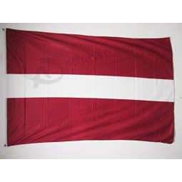 Lettland Flagge 3 'x 5' Außengebrauch - Lettland Flaggen 90 x 90 cm - Banner 3x5 ft gestricktem Polyester