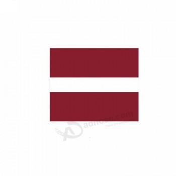 atacado atacado tamanho personalizado bandeira da letónia bandana lenço quadrado