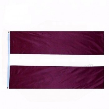 Novo velho 3x5 letónia letão bandeiras banner