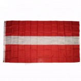 3x5ft goedkope hoge kwaliteit Letland land vlag met twee oogjes aangepaste vlag / 90 * 150 cm alle wereldland vlaggen