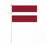spel 2019 nieuwste Letland nationale logo hand vlag