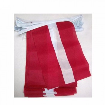bandeira de estatueta produtos promocionais letónia país bandeira bunting corda bandeira