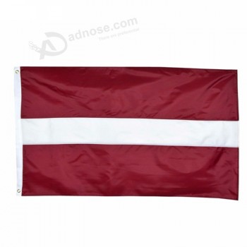 bandeira nacional da letónia 3x5 com alta qualidade