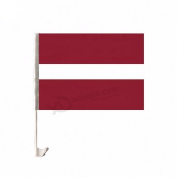 china supply 75D polyester latvia Car window flags
