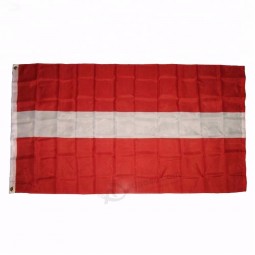 90*150cm customized latvia national flag 100% polyester flag