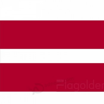 Latvia flag for wholesales polyester durable flying wind resistance