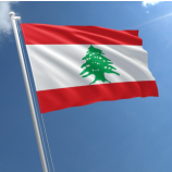 wholesale lebanese national flag banner custom lebanon flag