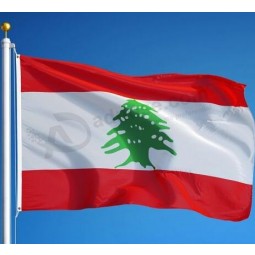 Factory sale directly standard size Lebanon flag