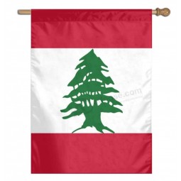 Polyester Low Price Lebanon National garden Flag