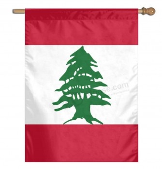 Polyester Niedriger Preis Libanon National Garden Flag