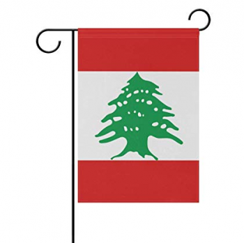 bandeira decorativa do jardim do líbano jarda do poliéster bandeiras de líbano