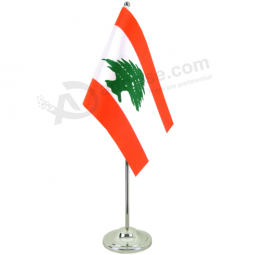 office polyester lebanon national desk table flag