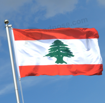 impresión digital bandera nacional del líbano para eventos deportivos