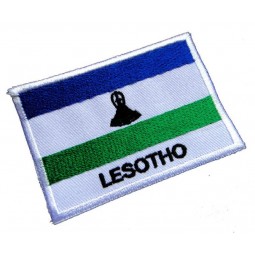 Kingdom of Lesotho Mosotho Basotho National Flag Sew on Patch