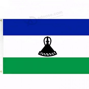 chinesischer Flaggenverkäufer alle Länder Lesotho-Flagge