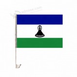 Online sale Double sided polyester flag Lesotho Car window flags