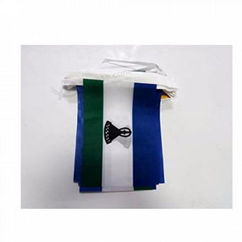 bandeira de estereo produtos promocionais bandeira de estamenha do país lesoto corda bandeira