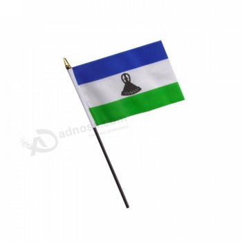 гарантия качества маленький флаг Лесото машет рукой