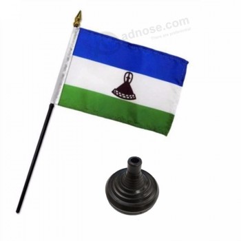 bandera promocional de la tabla de Lesotho de la impresión digital para la reunión