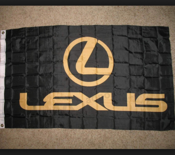 3x5ft lexus logo flag impresión personalizada poliéster lexus banner