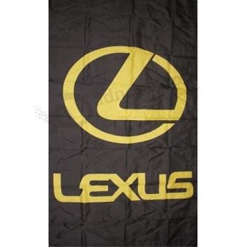 bandeira do logotipo do lexus poliéster bandeira do logotipo do lexus