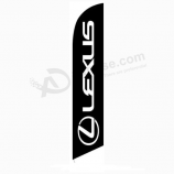 Werbungs-Lexus-Fliegen kennzeichnet kundenspezifische Werbungs-Lexus-Federfahne