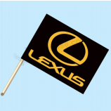 Autorennen Polyester Lexus Hand winken Flagge Brauch