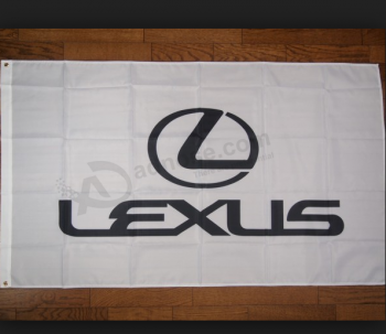 impresión personalizada 3x5ft poliéster lexus flag banner