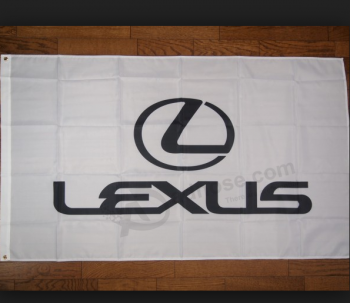 Carro loja poliéster lexus bandeira lexus bandeira do carro