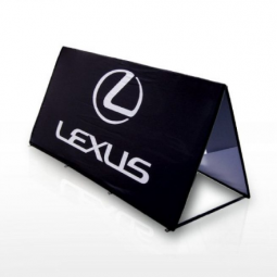 custom printed triangle lexus Pop Up banner stand