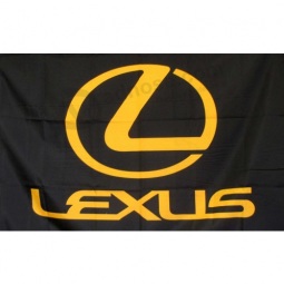 aangepaste afdrukken polyester lexus logo reclamebanner