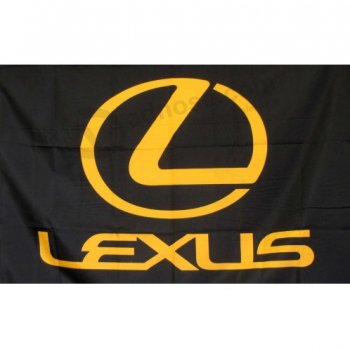 impresión personalizada poliéster lexus logo banner publicitario