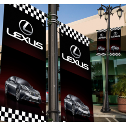 polyester lexus logo straatpaal reclamebanner