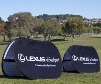 outdoor oval horizontal Pop up A frame lexus advertising banners