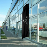 lexus car shop ausstellungsflagge lexus flying swooper banner