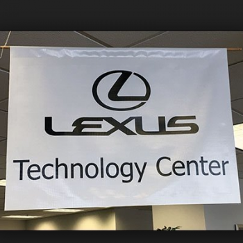 banner de publicidade de poliéster de malha lexus banner de logotipo lexus