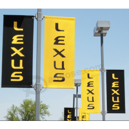 design personalizzato mazda rettangolo segno lexus street pole banner
