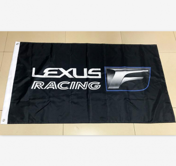 custom custom 3x5ft polyester lexus reclamebanner vlag