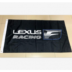 fabrik benutzerdefinierte 3x5ft polyester lexus werbung banner flagge
