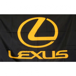 wind vliegen op maat gemaakte lexus vlaggen lexus logo paal borden