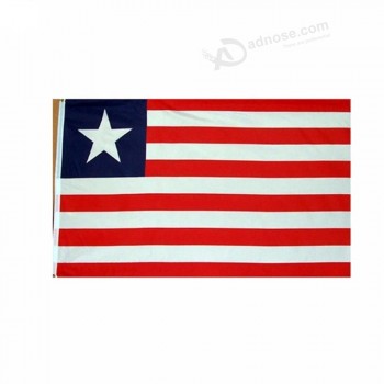 bandiera 90x150cm della liberia del paese di stampa di sublimazione del poliestere all'ingrosso