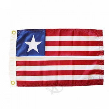Горячее надувательство 3 * 5 футов 90x150 см печати флаг Либерии