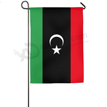 장식 폴리 에스터 리비아 국가 마당 깃발 배너
